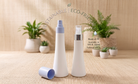 Minimalismus: COSJAR präsentiert die brandneuen PRF-Serie PP A-Line Flaschen - PRF-100, 150ml Flaschen aus PP
